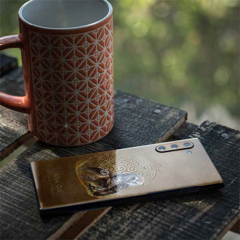 Brigid Ashwood Owl Celtic Knot Galaxy Note 10 Skin